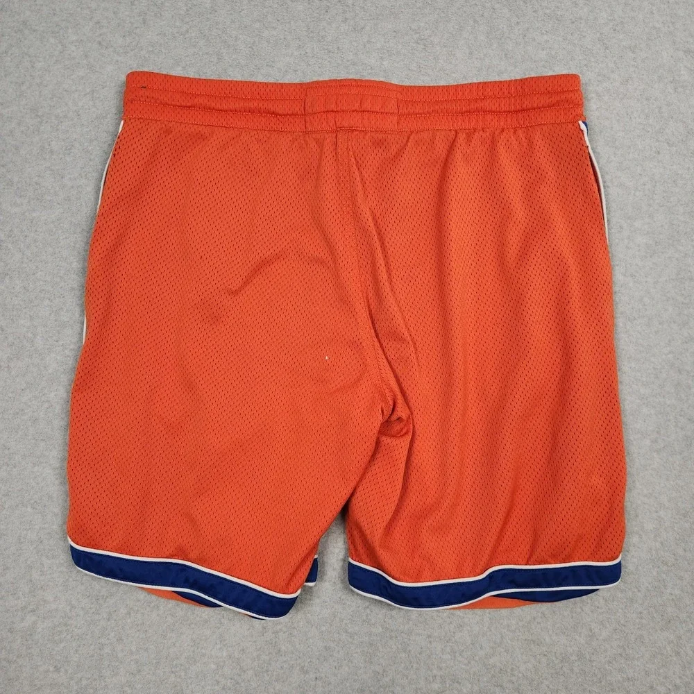Vintage Abercrombie & Fitch Shorts Mens Small Orange Athlethic Basketball Mesh